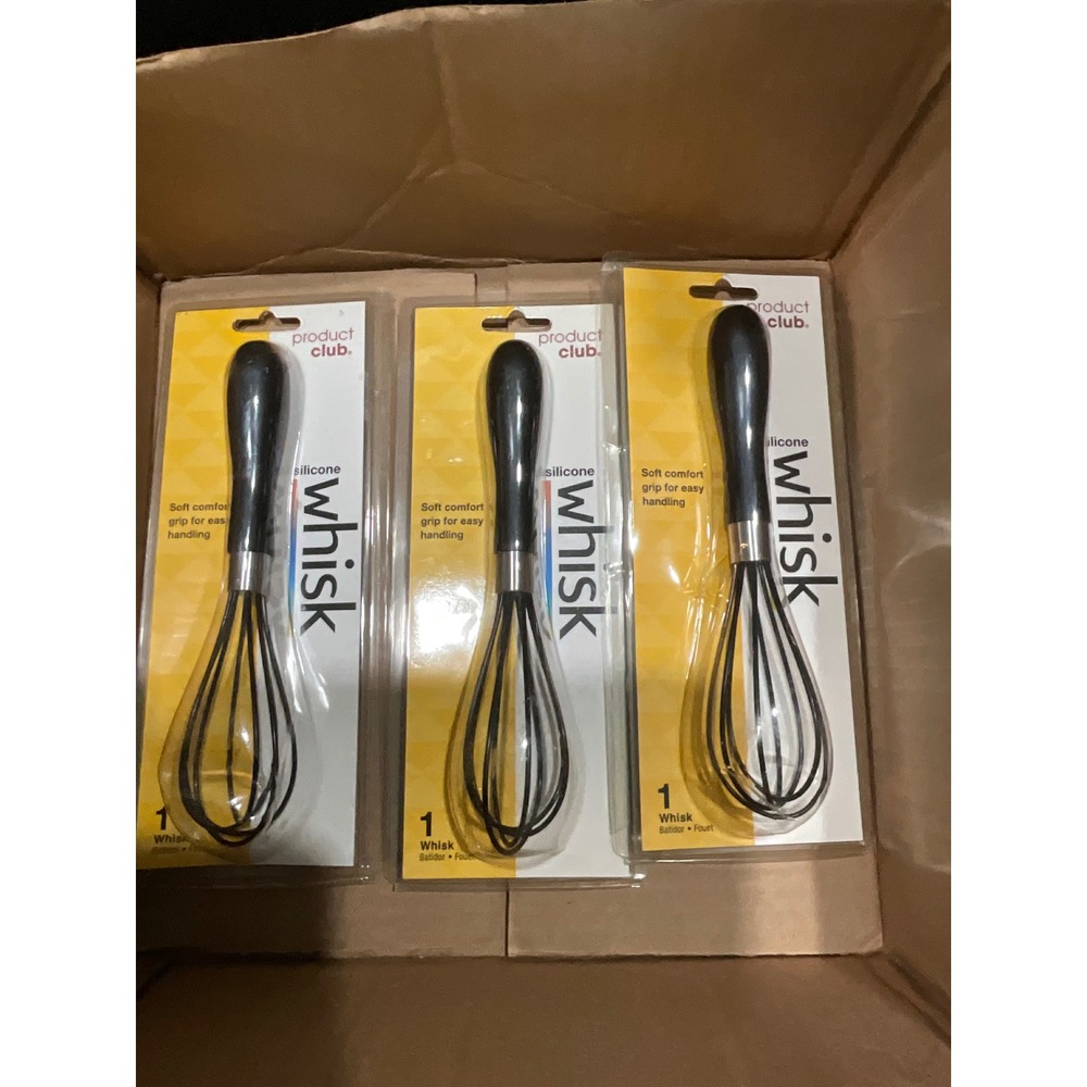 Product Club Silicone Whisk 3-Pack Salon Stylist Hair Color Mixing Tool